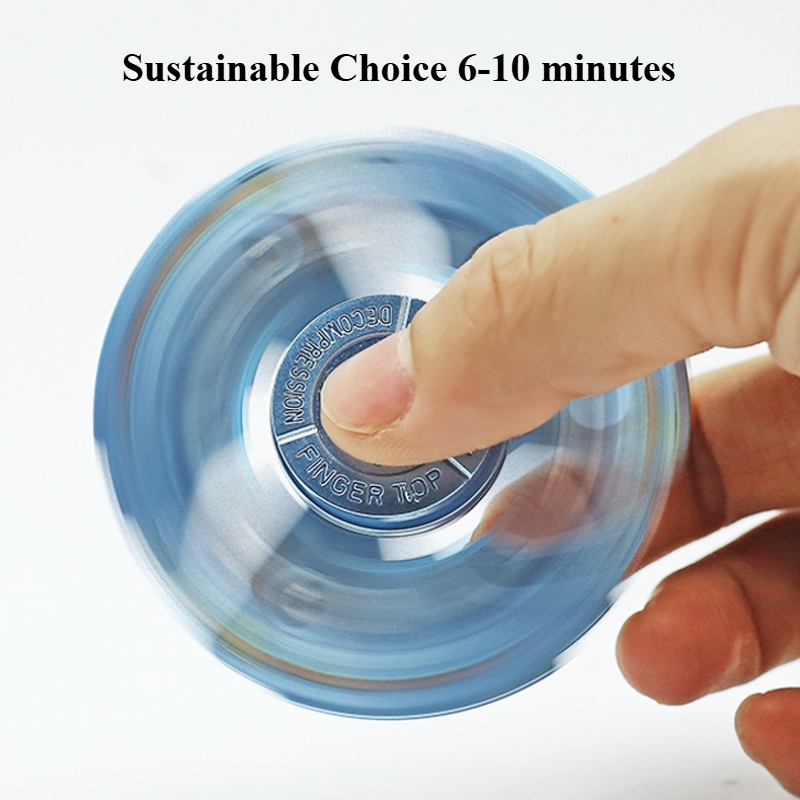Fingertip Gyroscope Fidgeting Toys Long Rotation Time Edc Silent Bearings Fidget Spinner Metal Juguetes Sensoriales Adultos