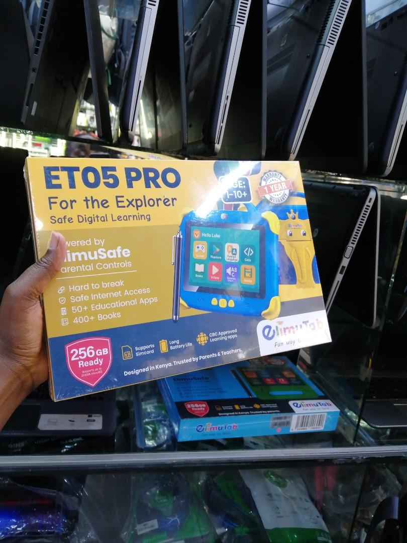 ELIMUTAB ET05 PRO 32GB MEMORY ANDROID 10 TABLET 7'' SCREEN SIM CARD SUPPORTED ASSORTED COLOUR 1 TO 10YRS