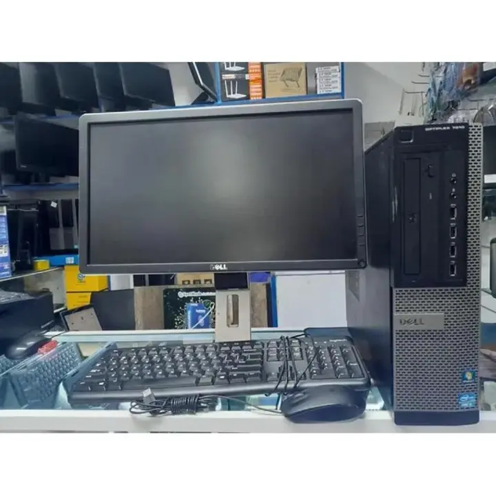 DELL MONITOR SET 19 INCH MONITOR 2ND GENERATION CPU 4GBRAM 500GB HDD KEYBOARD & MOUSE  VGA CABLE
