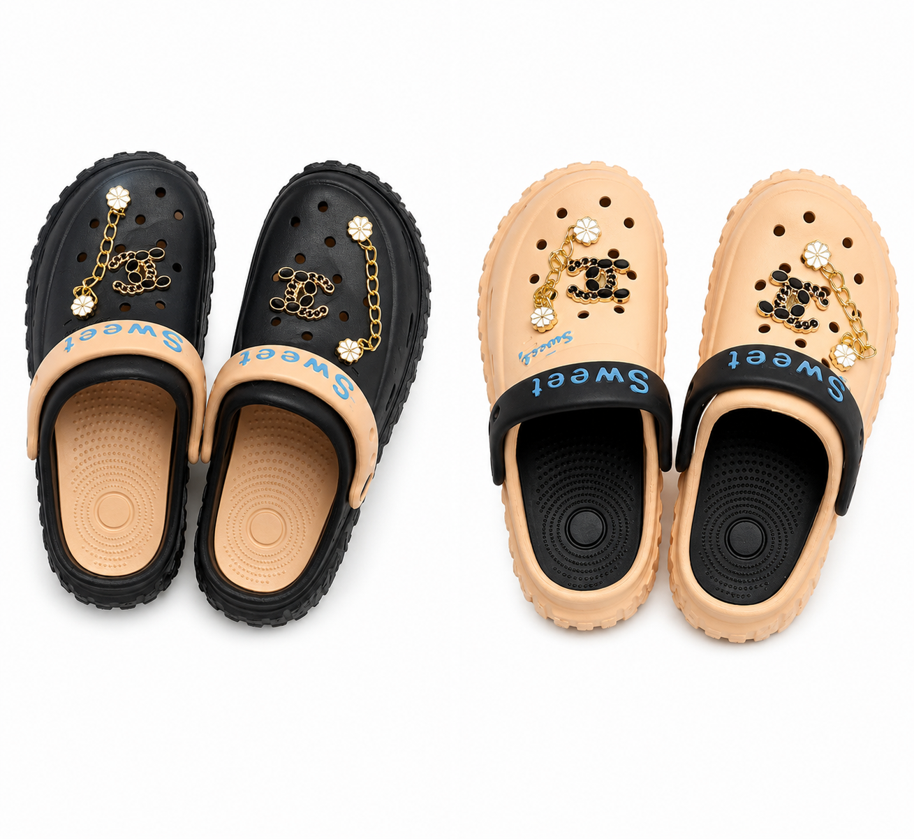 Trendy Stylish! New Arrivals Crocs High Quality Design Long Lasting Sandals Calm Mules Women Adjustable Shoes