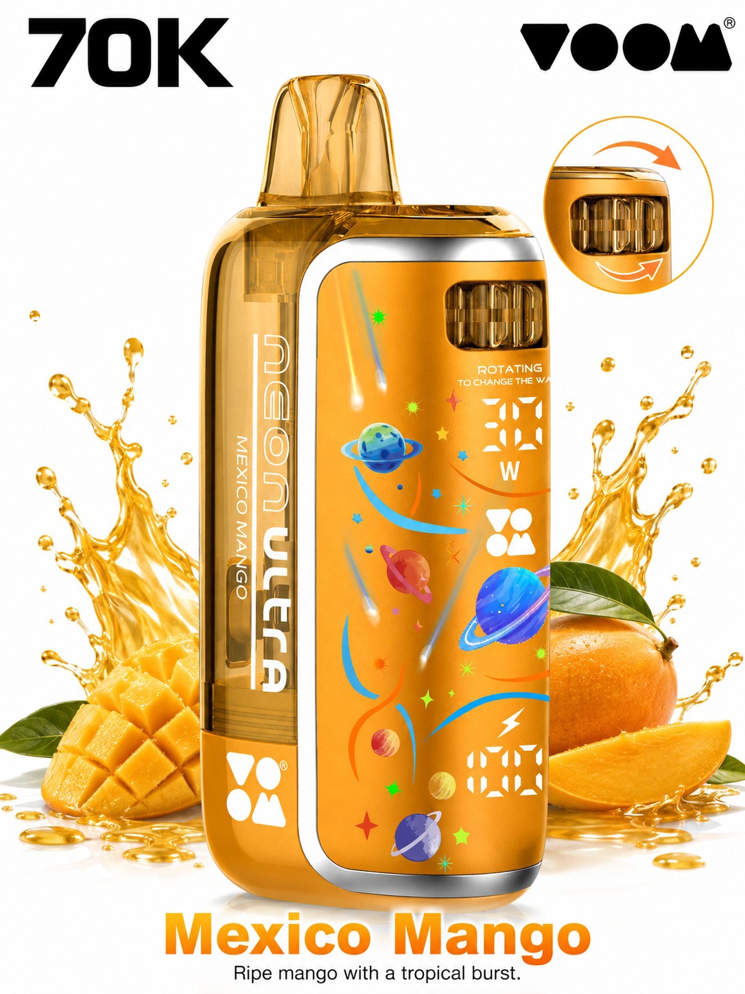 New Arrival 70,000 Puffs Rechargeable Vape All Flavours Vape pen.70k puff Reachargable Vape pen.