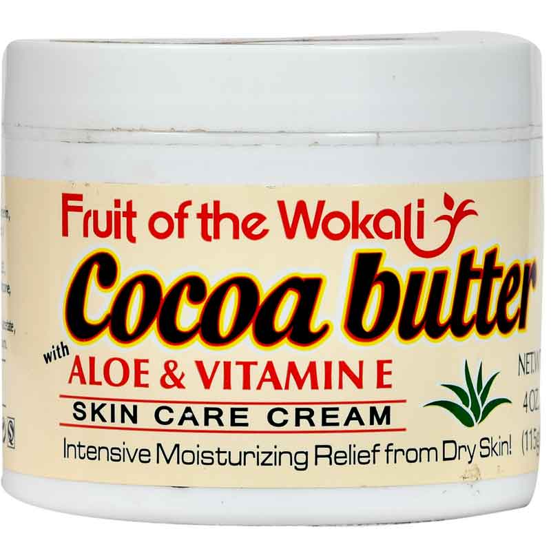 🥥 COCOA HYDRA CARE | Fruit Of The Wokali Cocoa Butter, Aloe Vera & Vitamin E Skin Care Cream – Deep Moisturizing & Nourishing Beauty Cream