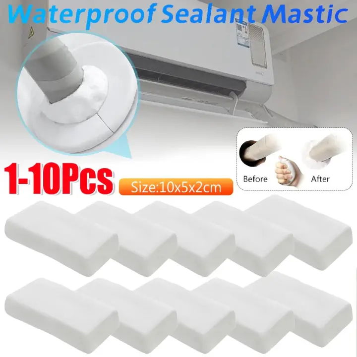 White Seal Putty Waterproof Duct Seal Repair Sealing Clay Quick-Drying Putty for Pipe Connection Wall Hole Air Condition