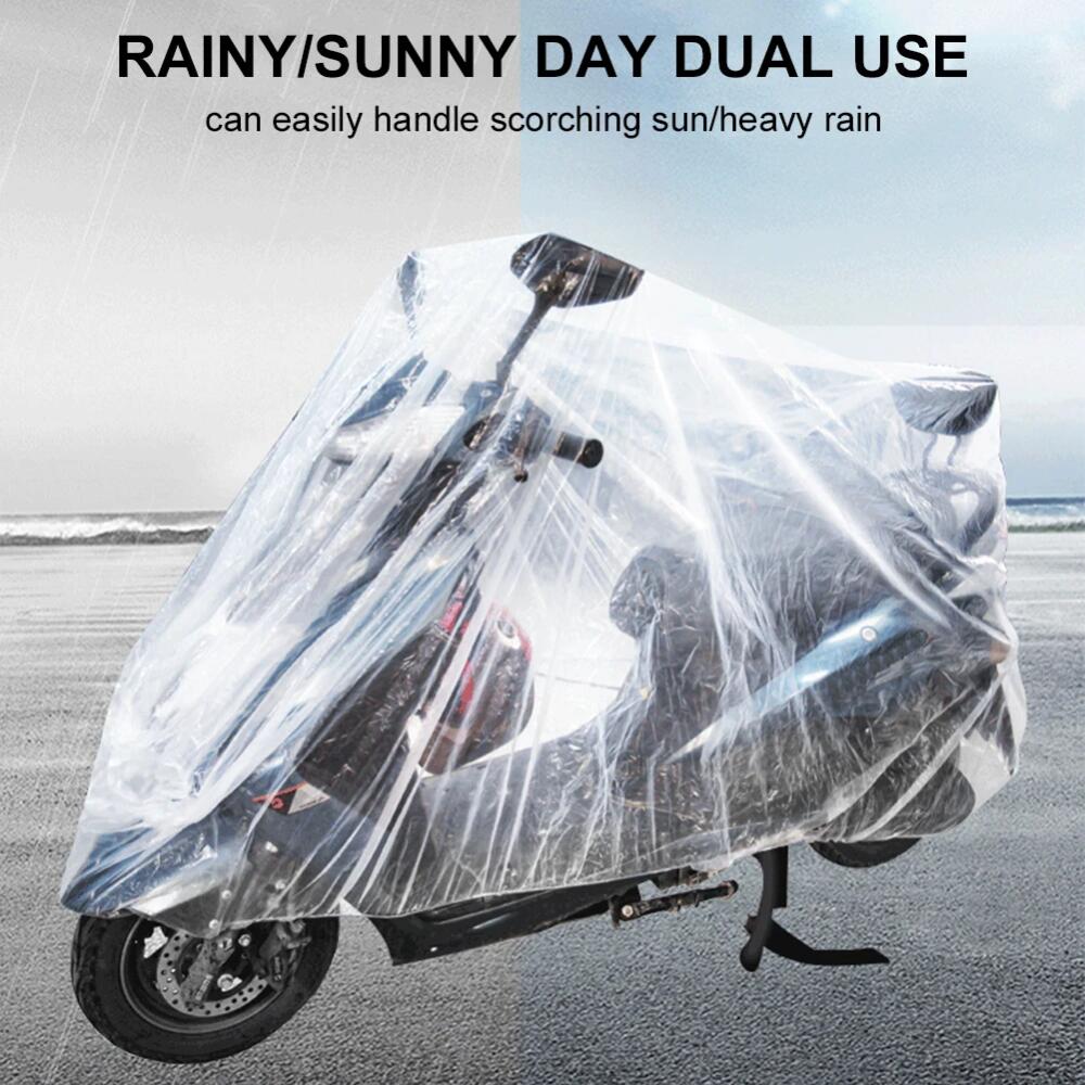 Motorcycle Cover Universal All Weather Waterproof Dustproof Outdoor Bike Scooter Protector M/L/XL Rain Cove Direct Sales Bicycle Rain Dust Cover Disposable Bike Motorcycle Cover