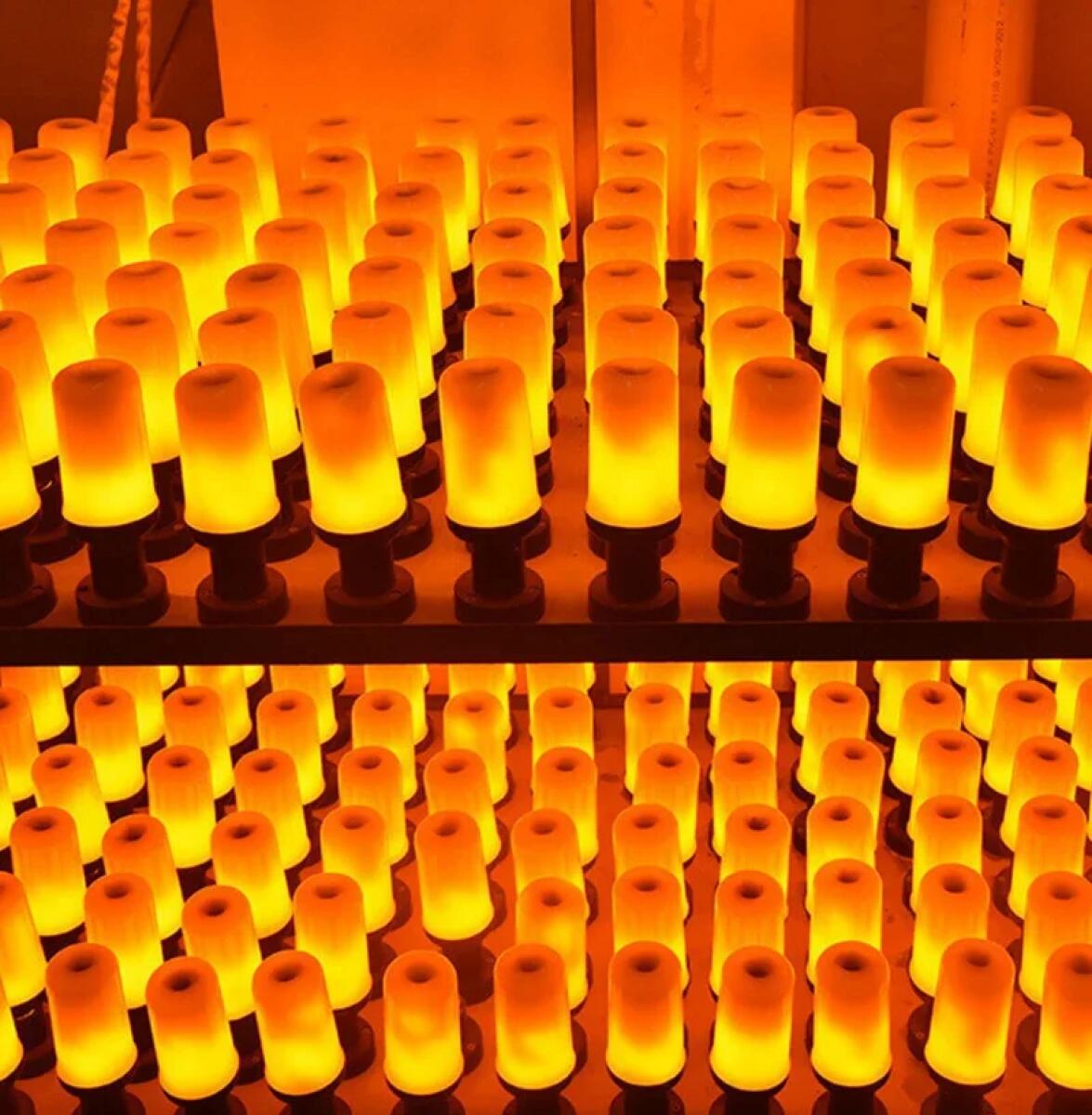 E27 LED Flame Light Bulbs 4 Modes Party LED Flame Effect Light Simulation Fire Lights Bulb KTV Festival Garden Decor Light