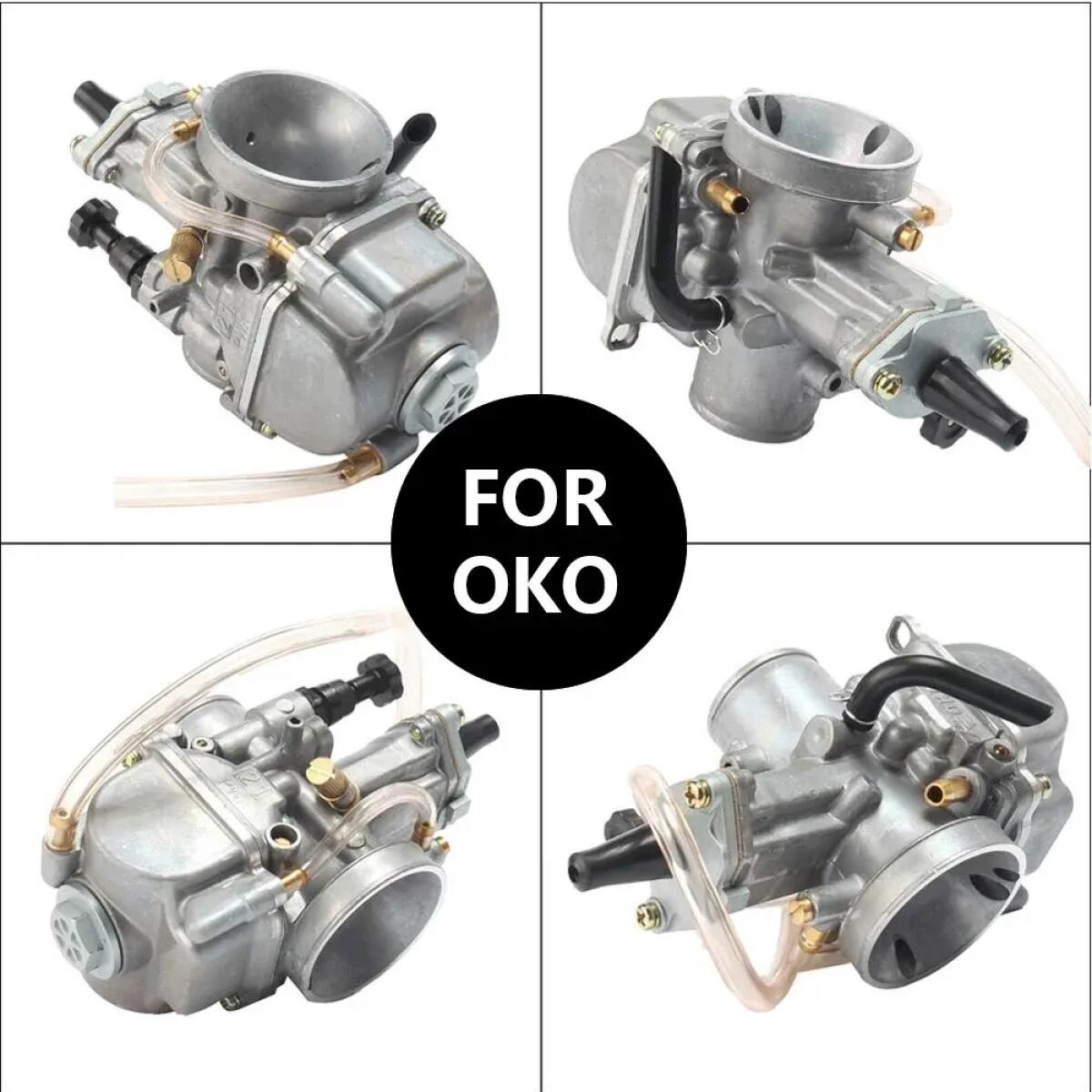 Motorcycle Carburetor With Free Jet For Keihin KOSO PWK 24 26 28 30 32 34mm 2T 4T ATV Quad Go Kart Dirt Bike Scooter 50-250cc