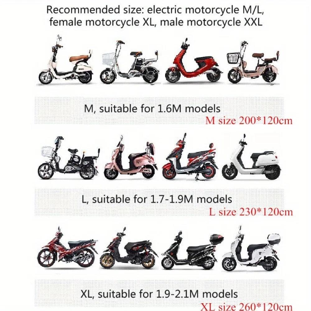 Motorcycle Cover Universal All Weather Waterproof Dustproof Outdoor Bike Scooter Protector M/L/XL Rain Cove Direct Sales Bicycle Rain Dust Cover Disposable Bike Motorcycle Cover