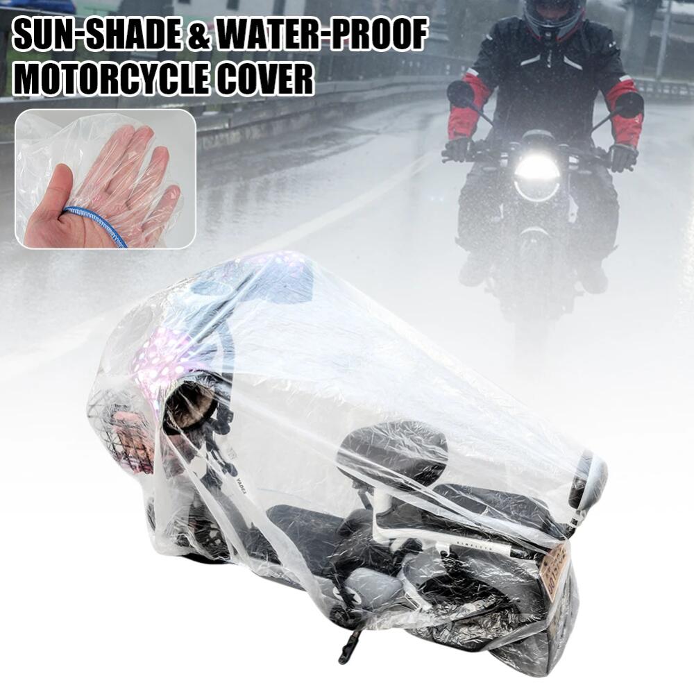 Motorcycle Cover Universal All Weather Waterproof Dustproof Outdoor Bike Scooter Protector M/L/XL Rain Cove Direct Sales Bicycle Rain Dust Cover Disposable Bike Motorcycle Cover