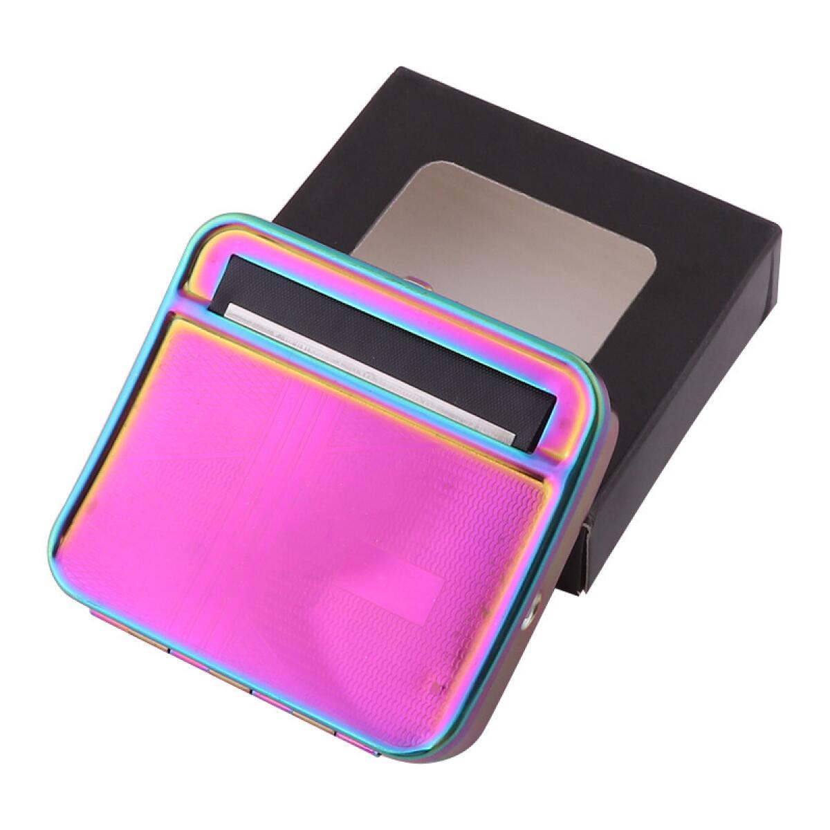 Automatic Rolling Paper Machine Portable Metal Tobacco Storage Roller Cigarette Maker Smoking Accessories Gadgets