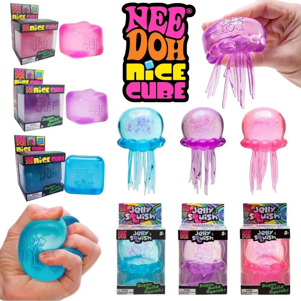2026 NeeDOH Model Soft Squishy Toy Nice Cube Sensory Stress Reliever Fidget Tool for Anxiety for Adults & Kids Premium in Stock