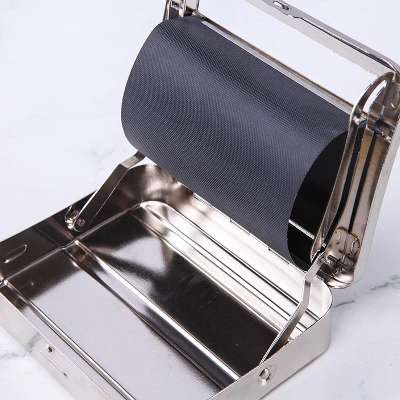 Automatic Rolling Paper Machine Portable Metal Tobacco Storage Roller Cigarette Maker Smoking Accessories Gadgets