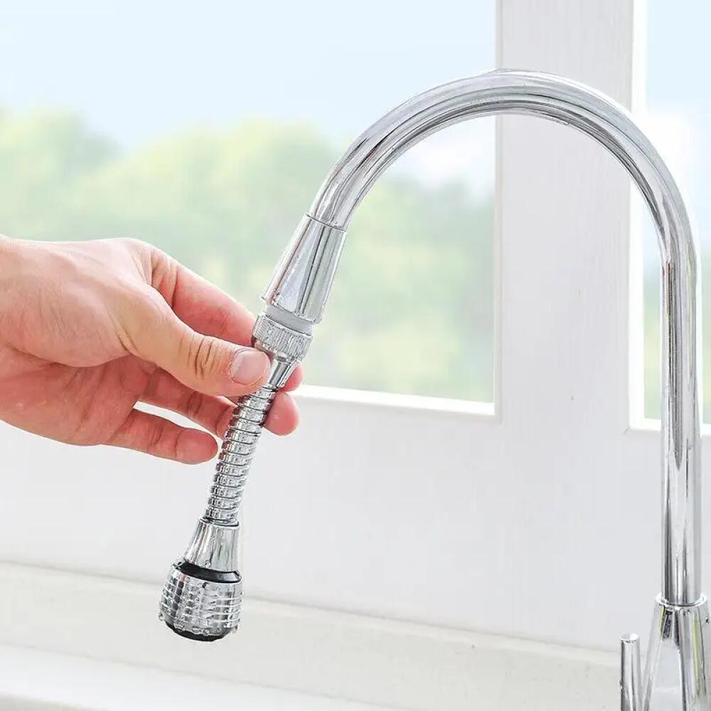 360° Rotating Kitchen Faucet Pressurized Anti-Splash Extended Filter Foam Universal Faucet Head Sprayer for Kitchen