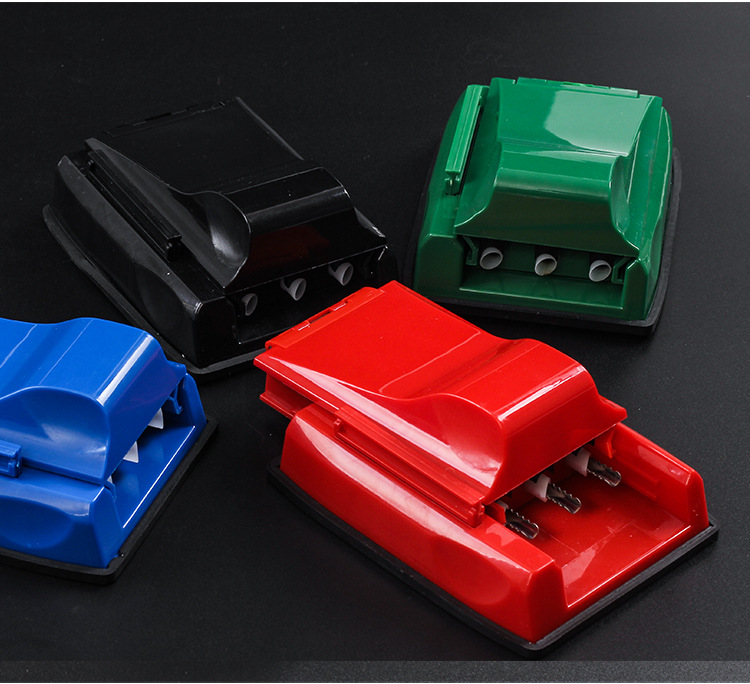Cigarette Maker Rolling Machine, Three Tubes Manual Cigarette Roller Tube Tobacco Maker Tube Filling Machine, Rolling Tobacco