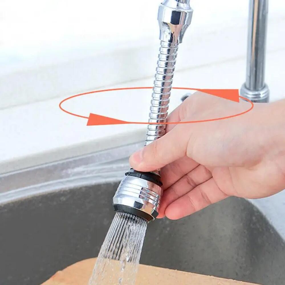 360° Rotating Kitchen Faucet Pressurized Anti-Splash Extended Filter Foam Universal Faucet Head Sprayer for Kitchen