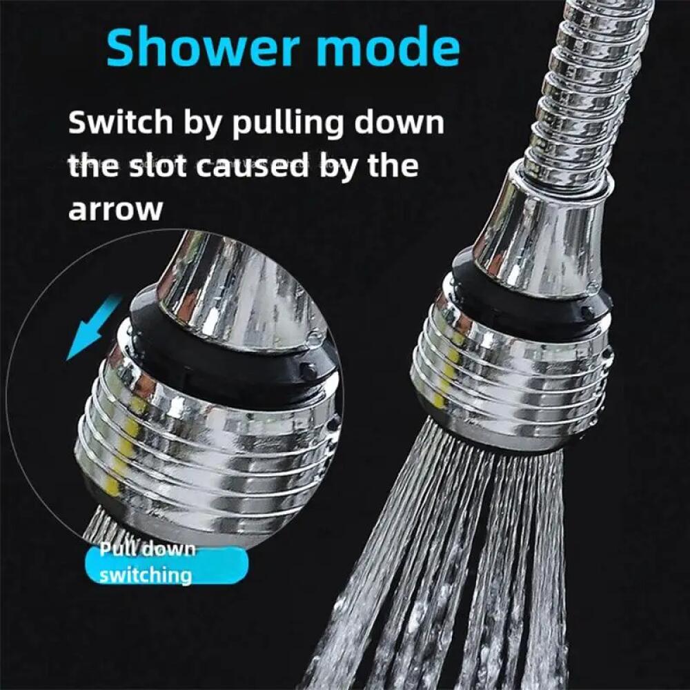 360° Rotating Kitchen Faucet Pressurized Anti-Splash Extended Filter Foam Universal Faucet Head Sprayer for Kitchen
