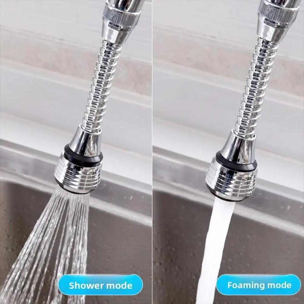 360° Rotating Kitchen Faucet Pressurized Anti-Splash Extended Filter Foam Universal Faucet Head Sprayer for Kitchen