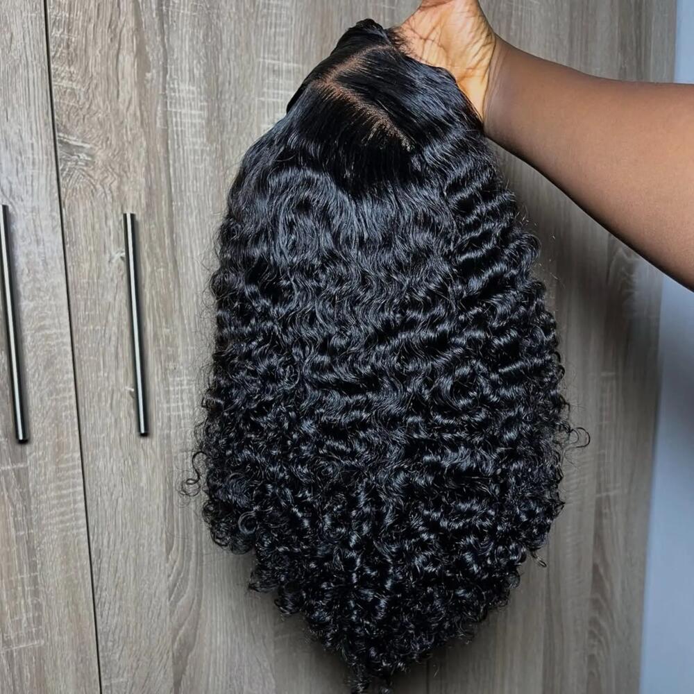 Short Bob Blunt Cut Jerry Curly Lace Front Wigs Synthetic Wig Preplucked With Baby Hair Bleached Knots Glueless Wig Party