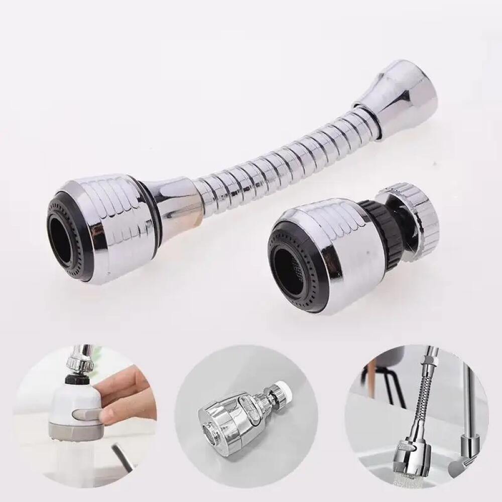 360° Rotating Kitchen Faucet Pressurized Anti-Splash Extended Filter Foam Universal Faucet Head Sprayer for Kitchen