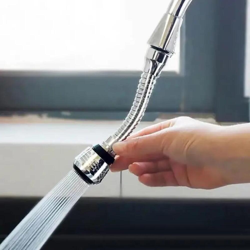 360° Rotating Kitchen Faucet Pressurized Anti-Splash Extended Filter Foam Universal Faucet Head Sprayer for Kitchen