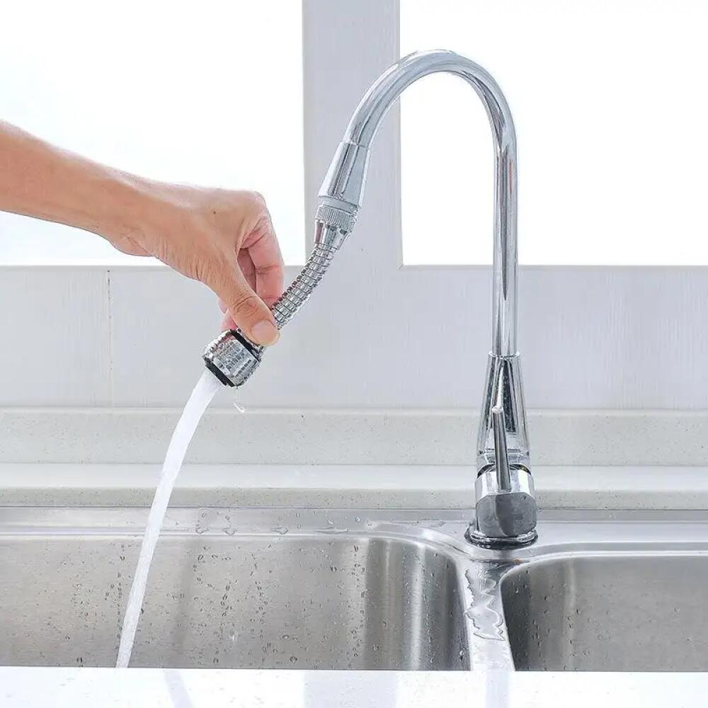360° Rotating Kitchen Faucet Pressurized Anti-Splash Extended Filter Foam Universal Faucet Head Sprayer for Kitchen