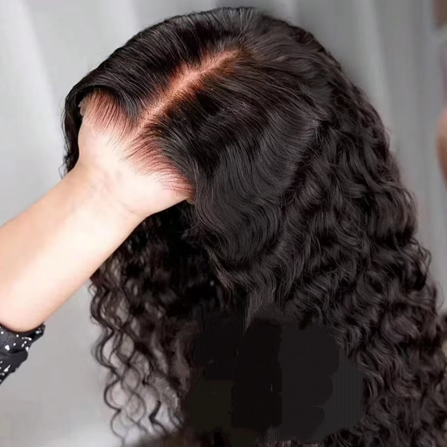 Short Bob Blunt Cut Jerry Curly Lace Front Wigs Synthetic Wig Preplucked With Baby Hair Bleached Knots Glueless Wig Party