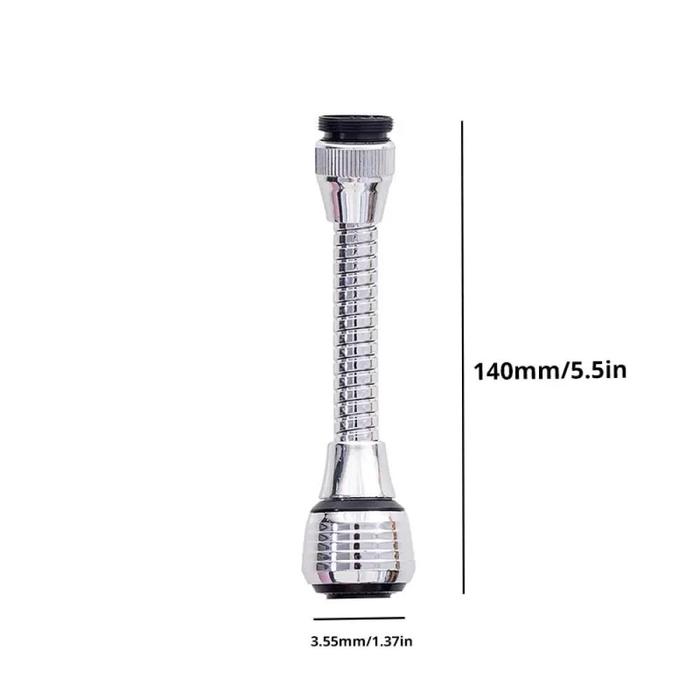 360° Rotating Kitchen Faucet Pressurized Anti-Splash Extended Filter Foam Universal Faucet Head Sprayer for Kitchen
