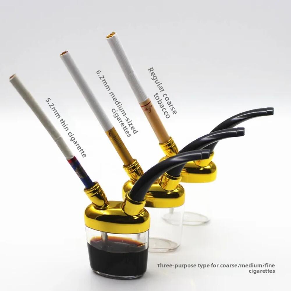 Portable Mini Handheld Cigarette Tube Filter Water Pipe Health Filter Water Pipe Men'S Cigarette Smoking Accessories Men'S Gifts