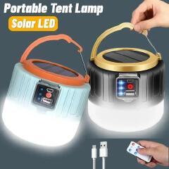 Portable Camping Light Power Bank LED Camping Lanterns Handheld Waterproof Outdoor Tent Light Rechargeable Floodlight Flashlight