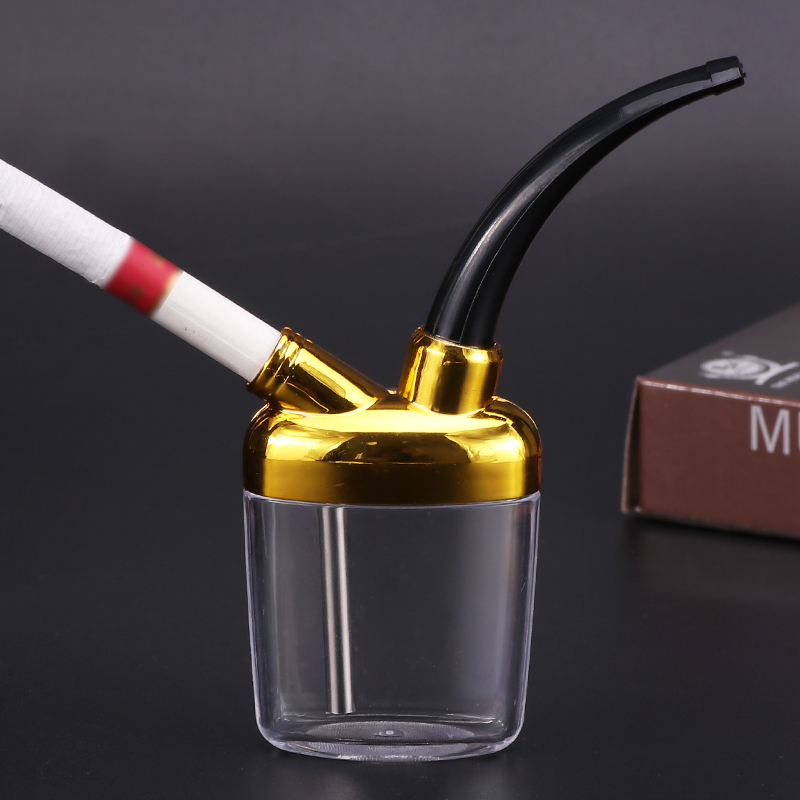 Portable Mini Handheld Cigarette Tube Filter Water Pipe Health Filter Water Pipe Men'S Cigarette Smoking Accessories Men'S Gifts
