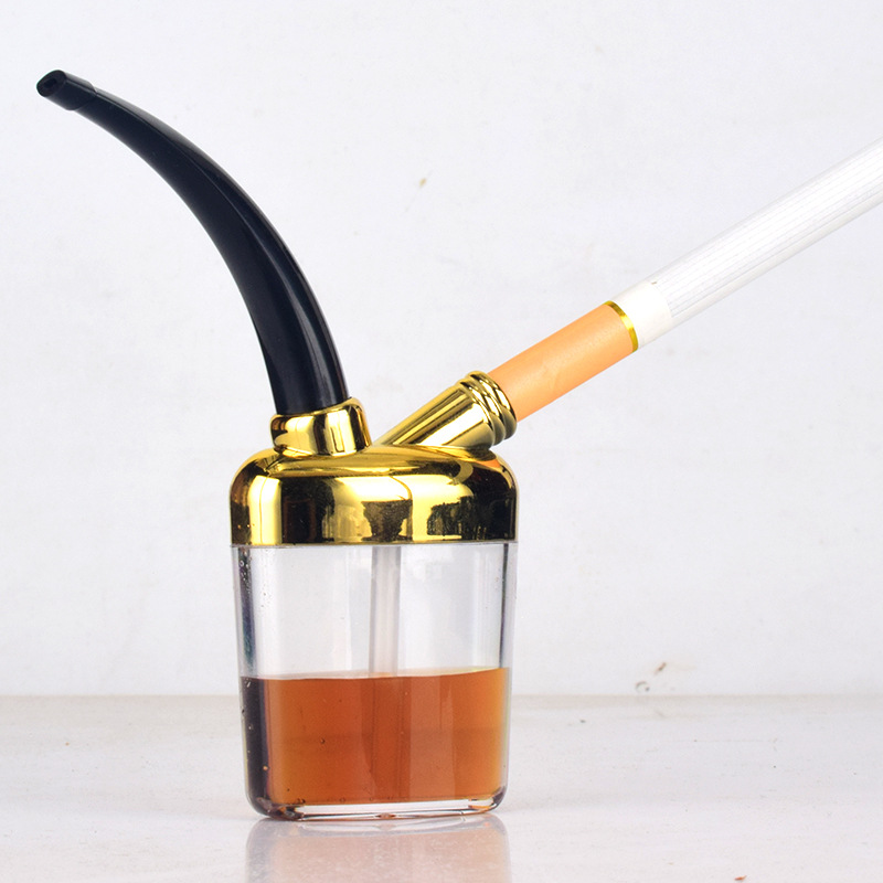 Portable Mini Handheld Cigarette Tube Filter Water Pipe Health Filter Water Pipe Men'S Cigarette Smoking Accessories Men'S Gifts