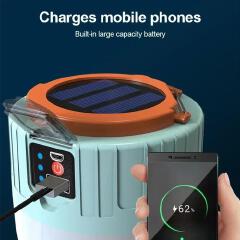 Portable Camping Light Power Bank LED Camping Lanterns Handheld Waterproof Outdoor Tent Light Rechargeable Floodlight Flashlight