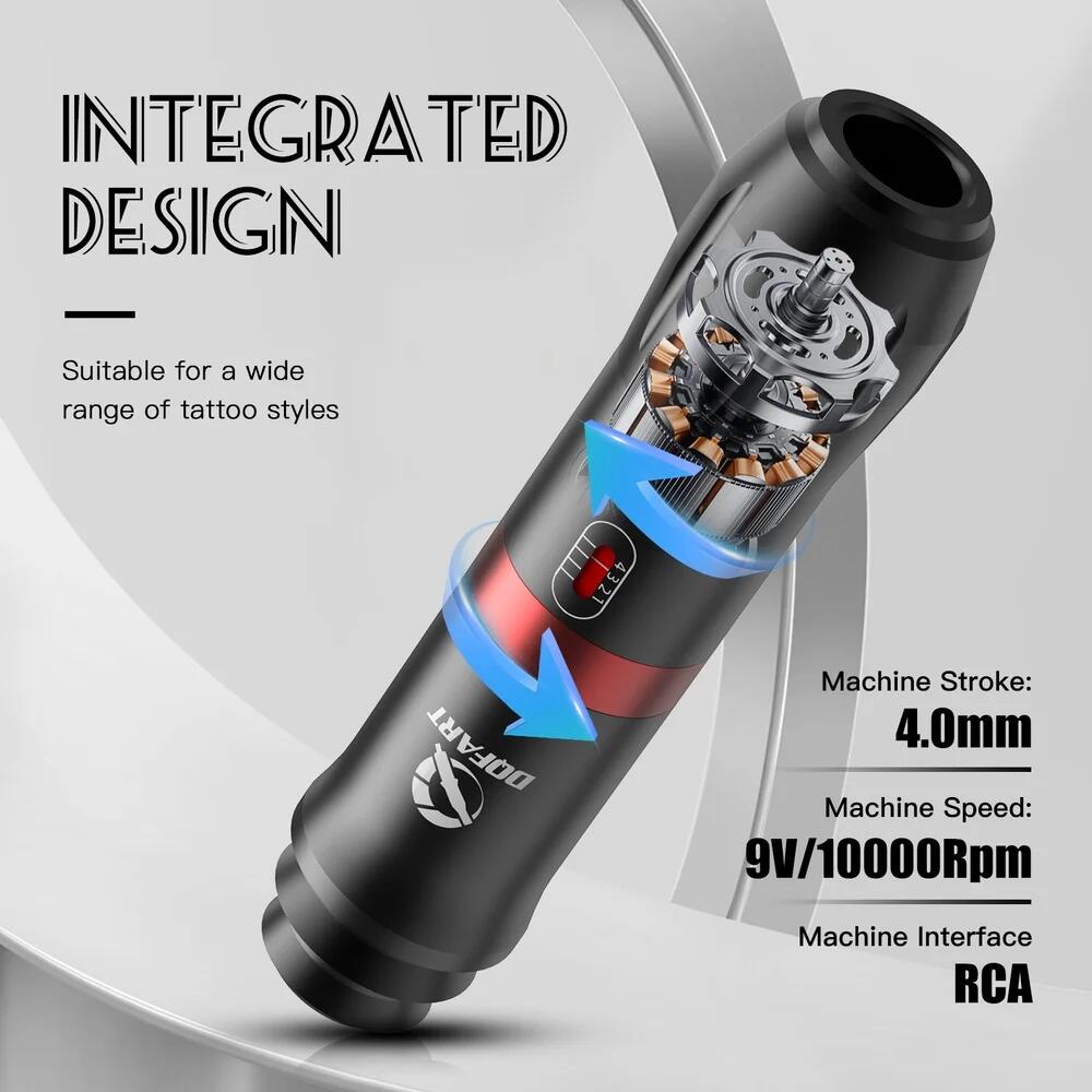 Brand New Professional Tattoo Machine Kit 2026 Wireless Tattoo Pen, Rotary Machine, Ink Cup, Cartridge Needle