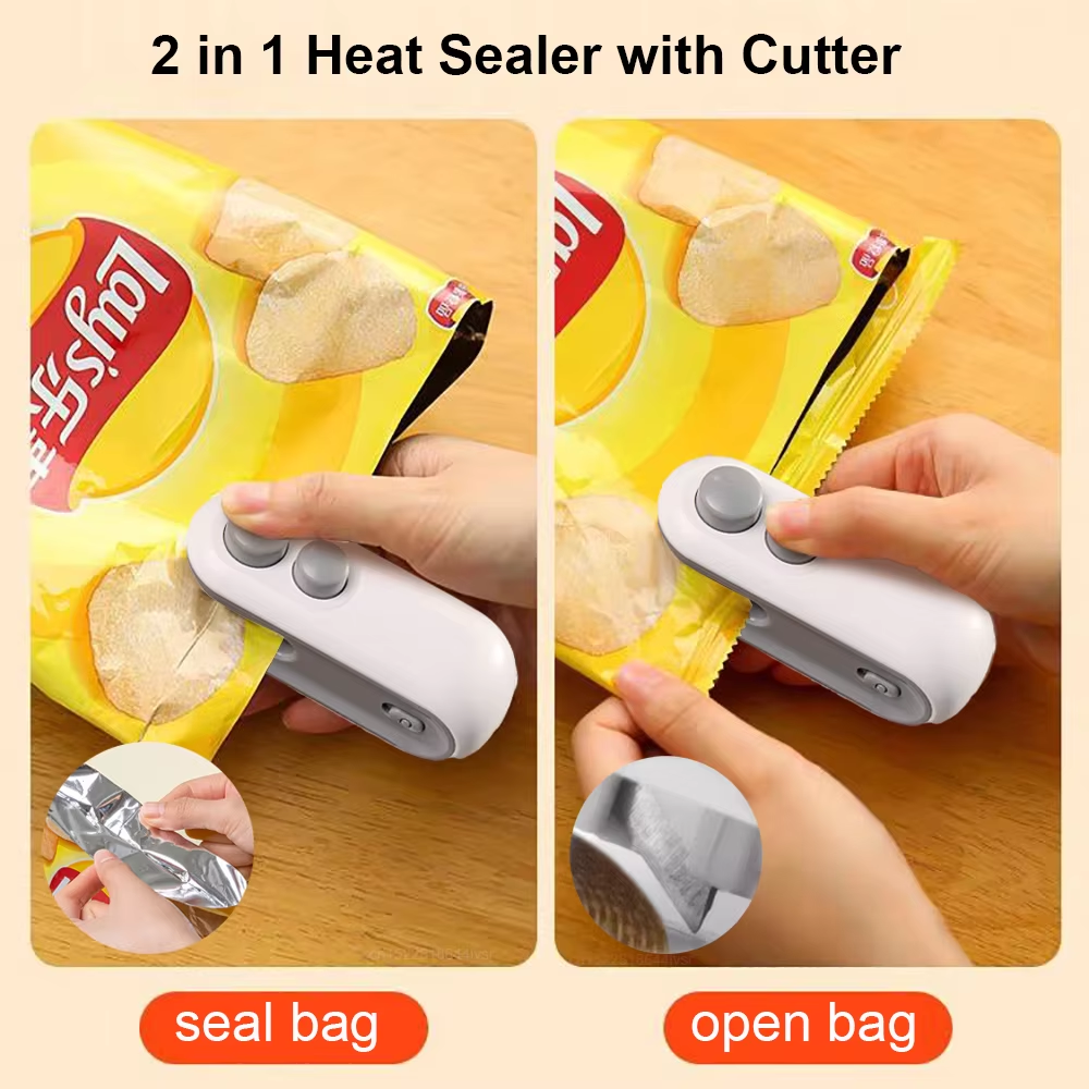 Mini sealing machine household plastic sealing machine snack moisture-proof sealing tool portable plastic bag food preservation plastic sealing machine