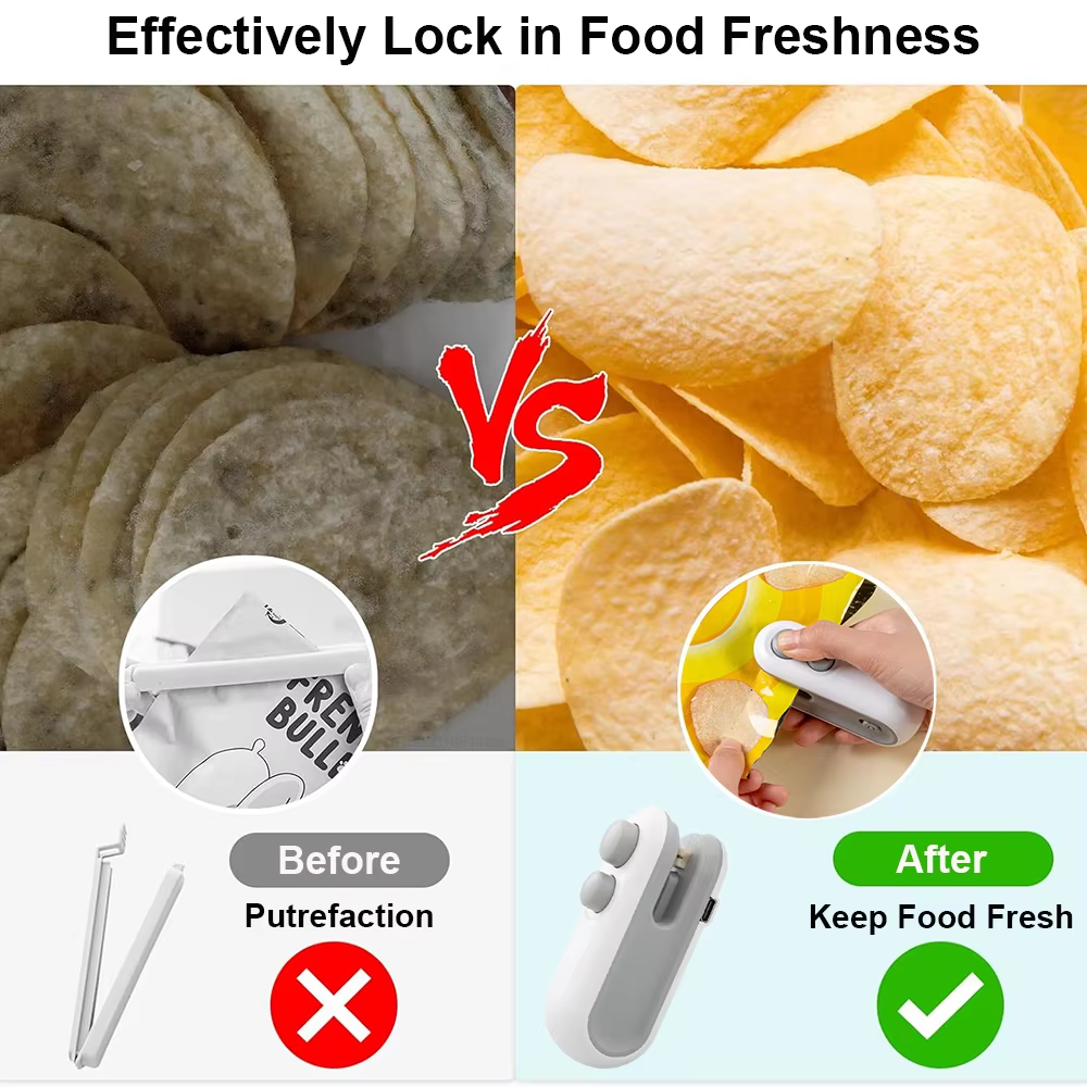 Mini sealing machine household plastic sealing machine snack moisture-proof sealing tool portable plastic bag food preservation plastic sealing machine