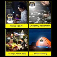 Portable Camping Light Power Bank LED Camping Lanterns Handheld Waterproof Outdoor Tent Light Rechargeable Floodlight Flashlight