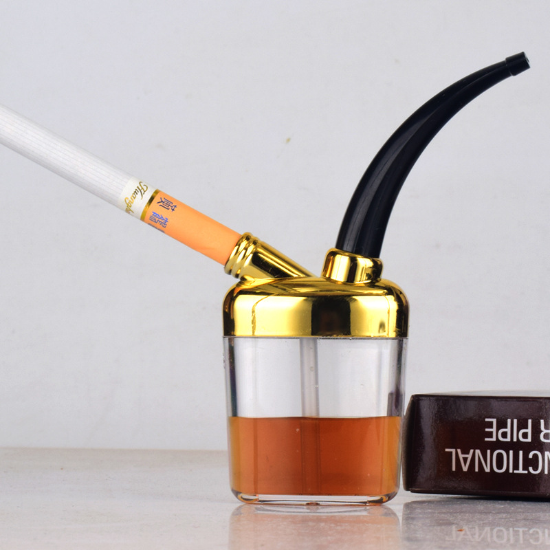 Portable Mini Handheld Cigarette Tube Filter Water Pipe Health Filter Water Pipe Men'S Cigarette Smoking Accessories Men'S Gifts