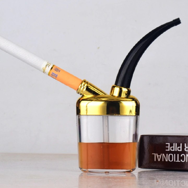 Portable Mini Handheld Cigarette Tube Filter Water Pipe Health Filter Water Pipe Men'S Cigarette Smoking Accessories Men'S Gifts