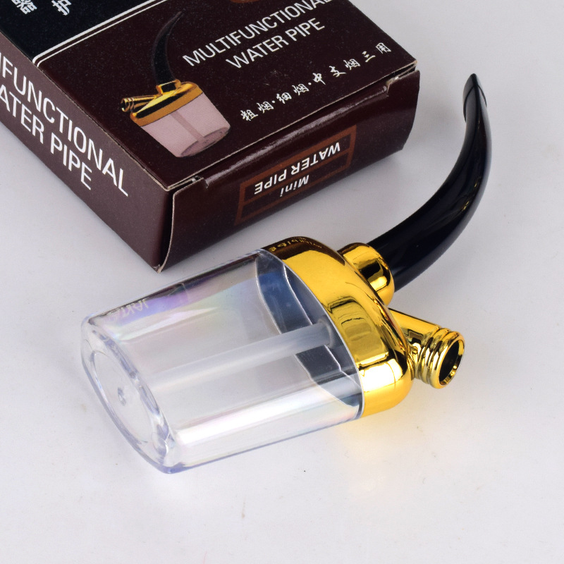Portable Mini Handheld Cigarette Tube Filter Water Pipe Health Filter Water Pipe Men'S Cigarette Smoking Accessories Men'S Gifts