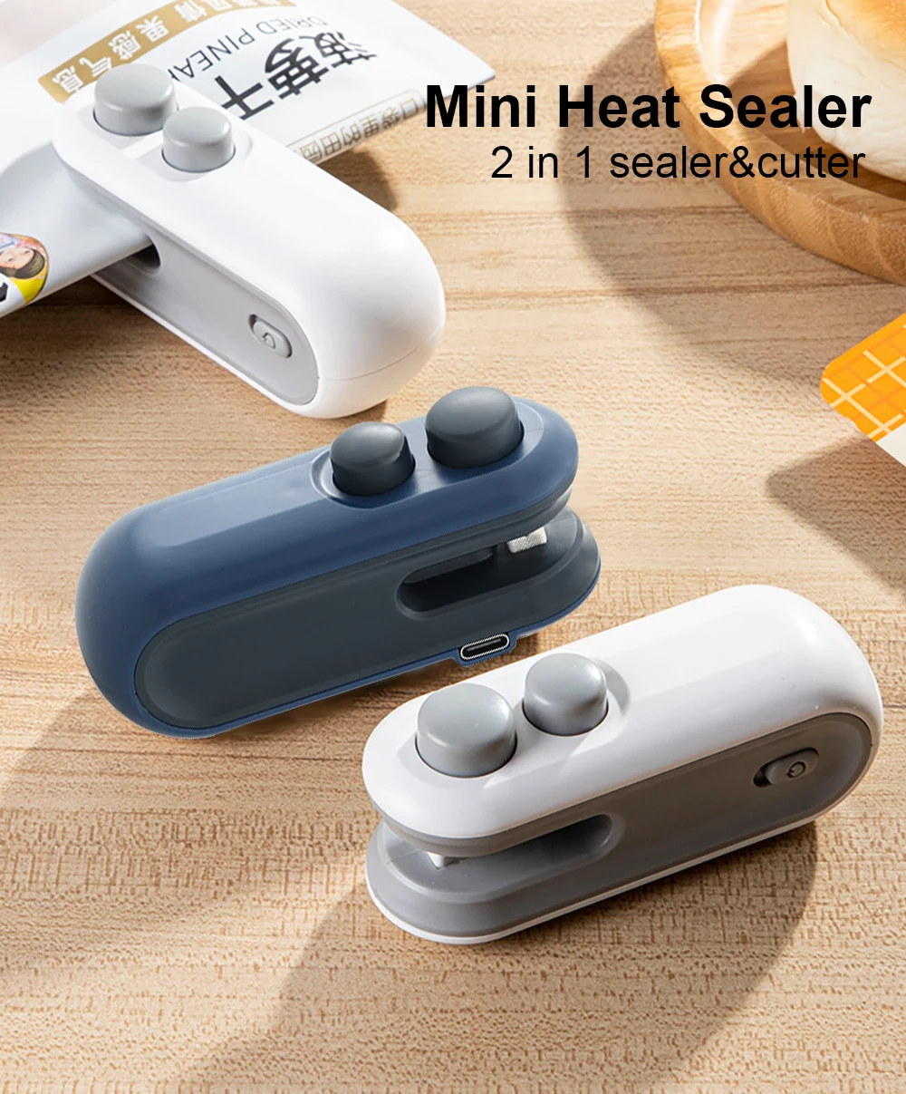 Mini sealing machine household plastic sealing machine snack moisture-proof sealing tool portable plastic bag food preservation plastic sealing machine