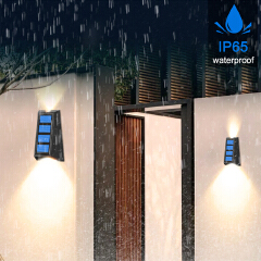 High Brightness Led Outdoor Solar Wall Lights Waterproof Home Garden Decoration Solar Porch Lamp for Villa Stair Corridor Patio