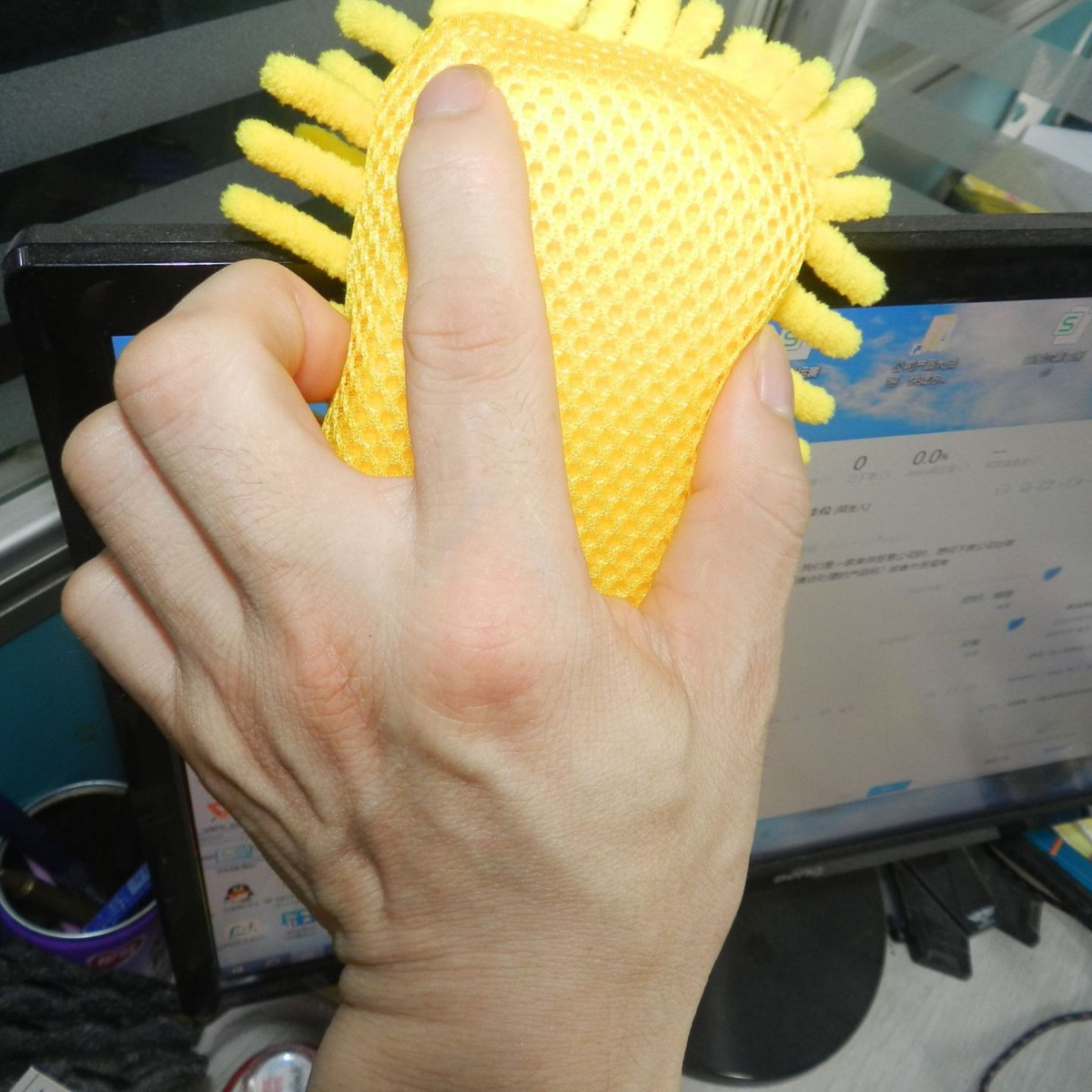 Microfiber Car Washer Sponge Cleaning Car Care Detailing Brushes Washing Towel Auto Gloves Styling Accessories