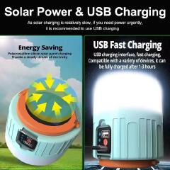 Portable Camping Light Power Bank LED Camping Lanterns Handheld Waterproof Outdoor Tent Light Rechargeable Floodlight Flashlight