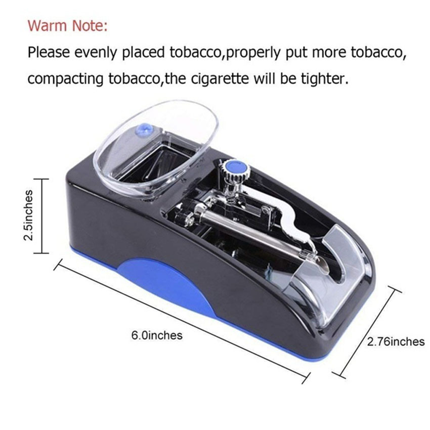 8.0mm Fully automatic cigarette Electric Cigarett Machine Easy Automatic Maker Roller DIY Smoking-Tool  makerelectric household cigarette machine
