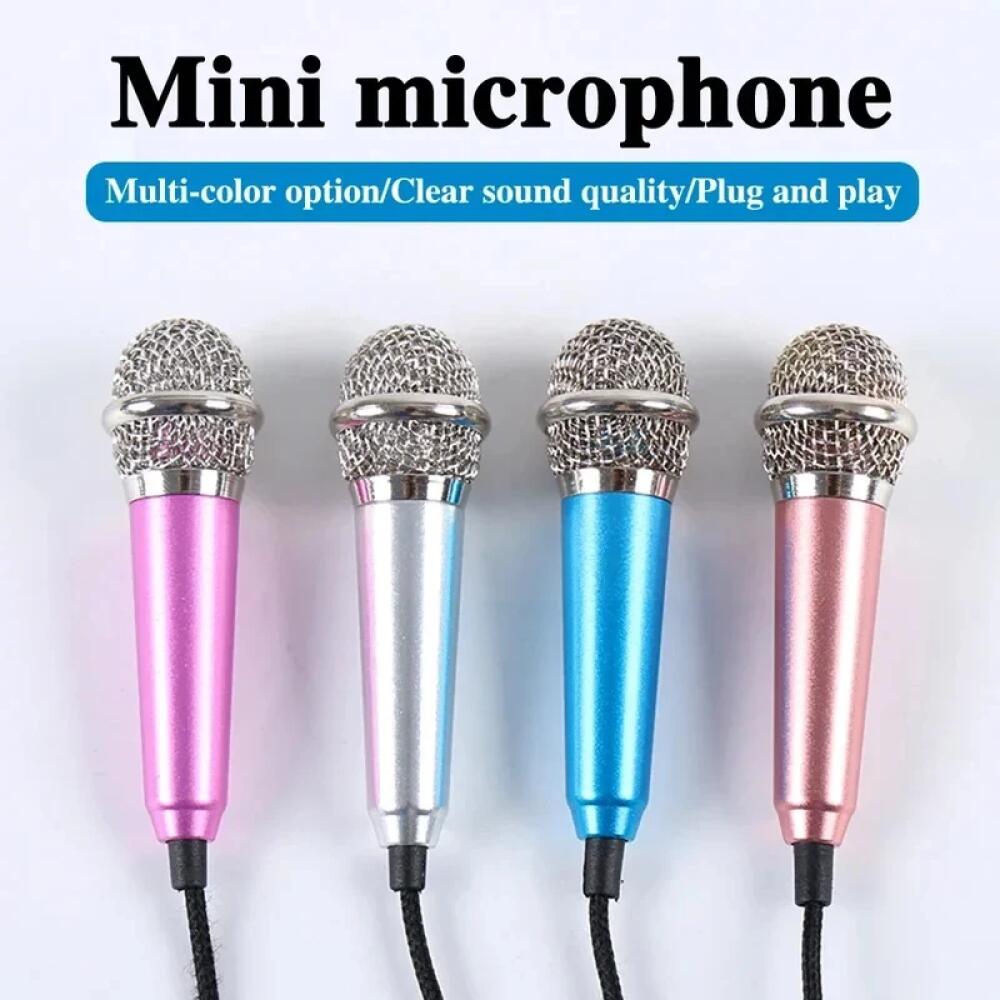 Newest Mini Jack 3.5mm Studio Lavalier Professional Microphone Handheld Mic for Computer for IPhone Ipad Karaoke