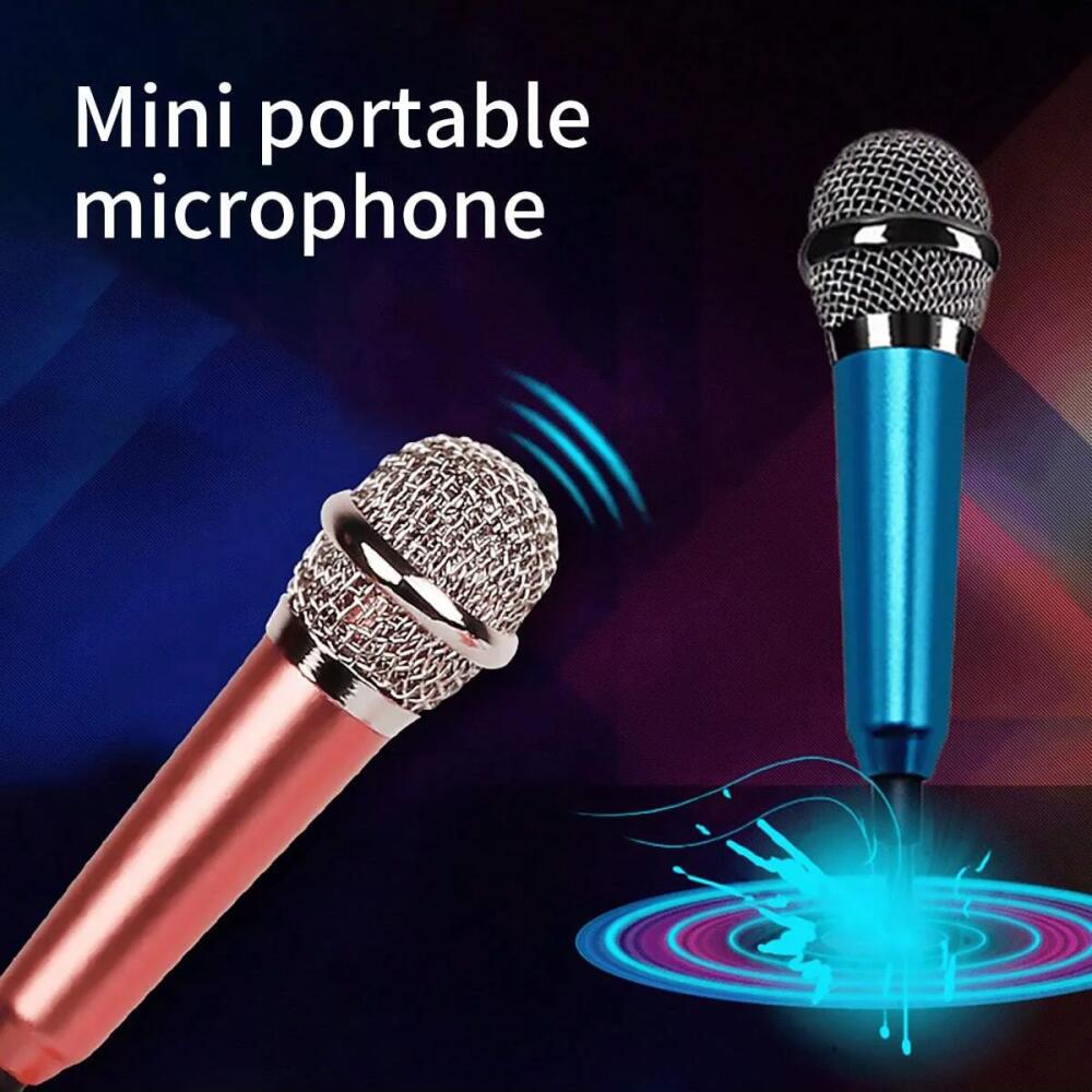 Newest Mini Jack 3.5mm Studio Lavalier Professional Microphone Handheld Mic for Computer for IPhone Ipad Karaoke