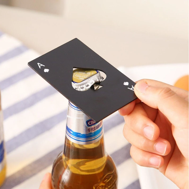 Creative Spades A Bottle Opener Poker Stainless Steel Bottle Opener Bottle Opener Beer Bottle Opener