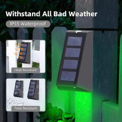High Brightness Led Outdoor Solar Wall Lights Waterproof Home Garden Decoration Solar Porch Lamp for Villa Stair Corridor Patio