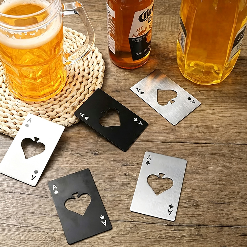 Creative Spades A Bottle Opener Poker Stainless Steel Bottle Opener Bottle Opener Beer Bottle Opener