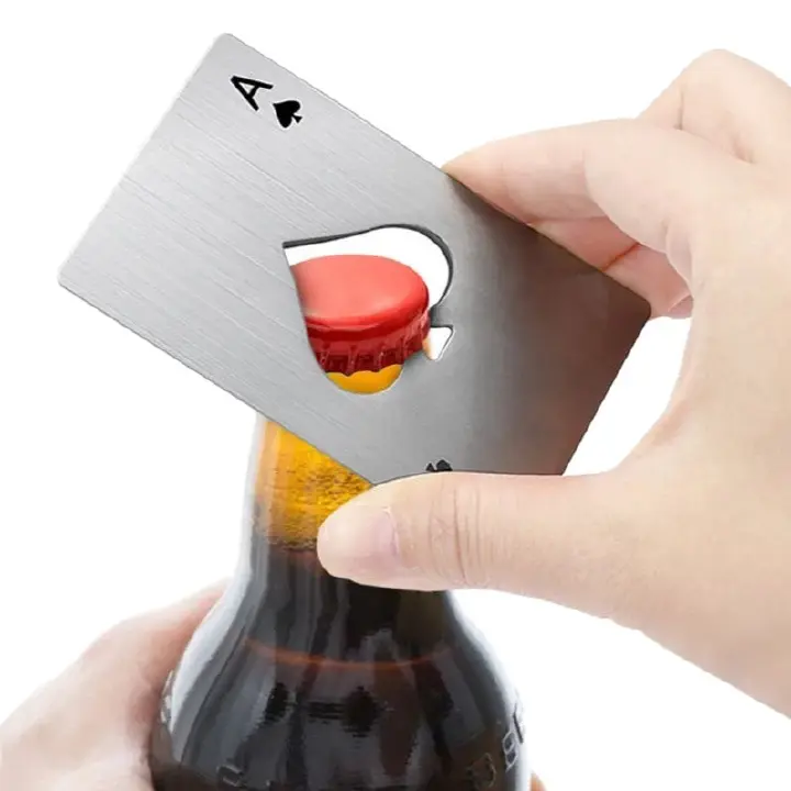 Creative Spades A Bottle Opener Poker Stainless Steel Bottle Opener Bottle Opener Beer Bottle Opener