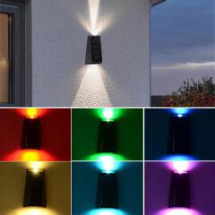 High Brightness Led Outdoor Solar Wall Lights Waterproof Home Garden Decoration Solar Porch Lamp for Villa Stair Corridor Patio
